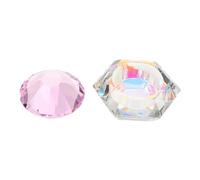 Ipetboom Ciotola Per Nail Art in Cristallo Ciotola Per Miscelazione in Acrilico Coperchio Per Manicure Art Per Salone E