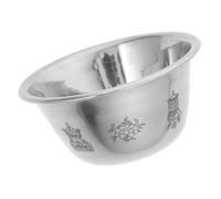 Ipetboom Ciotola per Offerte Buddiste in Acciaio Inossidabile con Otto Auspicious Decorazione per Meditazione e Offerte d Colore Casuale Colore Casuale