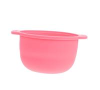 Ipetboom Ciotola Per Sciogliere Cera in Silicone Rosa Resistente Al Calore Antiscivolo e Facile Da Pulire Pentolino Scaldacera Per Depilazione e Ceretta Professionale
