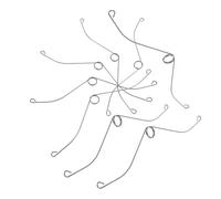 Ipetboom Clip a Molla per Griglia Ventilatore da Soffitto 8 Pezzi in Metallo 14X156 MM per Scarico Doccia Bagno Accessori per Ventilatori Incasso Fissaggio Stabile e Ricambio Duraturo