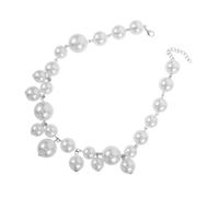 Ipetboom Collana Choker Imitazione per Design Vintage Francese per Festivi e Maschera con per Look