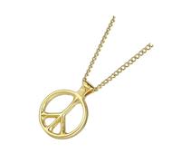 Ipetboom Collana Ciondolo Simbolo Della Pace Decorazione Vintage Simbolo Anti-guerra Collana Semplice e Colorata