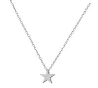 Ipetboom Collana Con Pendente Pentagramma Collane Femminili Gioielli Stella Collana a Catena Di Stelle Girocollo Estivo Collana Moda Donna Catena Della Clavicola a Stella Silver