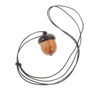 Ipetboom Collana in Legno di Palissandro con Ciondolo Ghianda Apribile Pendente Artigianale per Gioielli Te Accessorio Elegante per Portachiavi e Progetti Autunnali
