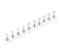 Ipetboom Comodo Set Di 8 Supporti Per Nail Art Grandi E 2 Piccoli in Argento Per Esercitarsi Nella Manicure