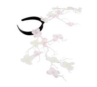 Ipetboom Coperte Di Filiale Esagerate Di Corna Di Cervo Fascia Per Carnevale Fascia Di Ramo Di Fiori Presente La Fioraia Copricapo Delle Ragazze Cerchietto Di Fiori Stoffa
