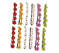 Ipetboom Copricapo Da Sogno Per La Sposa - Confezione Da 12 Cerchietti Con Margherite E Girasoli Per Matrimonio Ragazze Decorazioni Per La Sposa