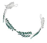 Ipetboom Copricapo Fasce Per Da Donna Fascia Per A Forma Di Foglia Di Dea Con Strass Accessorio Da Sposa Per La Sposa