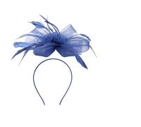 Ipetboom copricapo in maglia di Accessori per per ragazze cappelli hairdo hair charms vestiti inter cappello beanie elegante copricapo di forcina di d'arte Blue