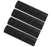 Ipetboom Coprigambe Antiscivolo in Nbr Nero 152X15X13Mm Protezione Morbida per Gambe Letto e Mobili Set 4 Pezzi per Pavimenti senza Graffi Adatto per Sedie e Tavoli