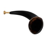 Ipetboom Corno da Pirata in Vero Corno di Bue 30-35 CM Accessorio per Feste a Tema Vichingo e Halloween Resistente per Cosplay Esterno e Eventi Storici