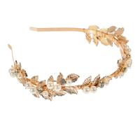 Ipetboom Coro Di Foglie Per Sposa Accessorio Elegante Per Matrimoni e Festival Headband Barocco Con Perle Adatto Per Occasioni Speciali e Acconciature Femminili