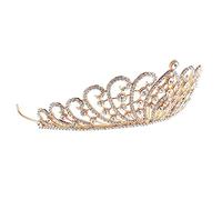 Ipetboom Corona per Capelli da Sposa Strass Copricapo per Donna per Feste Teatrali e Matrimoni Realizzata in Resistente Stabile e Non Facile da Cadere un Regalo per Ragazze e Amici