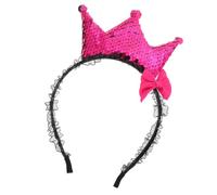 Ipetboom Coroncina Elegante Con Fiocco Per Ragazze Accessorio Moda Per Cerchietto Per Spa e Occasioni Speciali Design Comodo e Morbido Per Compleanni e Feste