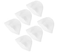 Ipetboom Cuffia per Mèches in Silicone Riutilizzabile Set da 6 Pezzi con Fori di Precisione per Colorazione e Decolorazione Chioma, Cappello per Evidenziare Colore Chioma per Uso