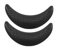 Ipetboom Cuscino Cervicale in Gomma Forma a Mezzaluna per Lavaggio Capelli 2 Pezzi Nero
