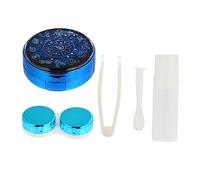 Ipetboom Custodia Per Lenti Contatto Con Pinzette Applicatore Scatola Portatile Per Lenti Compagno Di Viaggio Pratico e Leggero Include Specchio