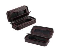 Ipetboom Custodia Per Orologi Cerniera Organizer Portatile Scomparti Imbottito Per Proteggere Gli Orologi Per Viaggio e Collezione