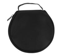 Ipetboom Custodia Porta CD Dischi Nera con Chiusura Zip Organizer Portatile per Dvd Custodia Compatta per Viaggi e Casa Design Sottile e Capiente per Musica Giochi e Driver