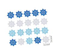 Ipetboom Decorazioni Nautiche in Legno Kit Fai da Te 180 Pezzi Set Timoni e Vele Colorate Accessori Decorativi per Copricapi Casa e Artigianato