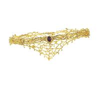 Ipetboom della Regina degli Elfi lux corone principesse captivating nuziale natale Cosplay copricapo d'oro Diademi per il compleanno di compleanno lega