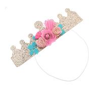 Ipetboom Di Compleanno Per Ragazzo Ragazza Con Fiori Colorati Accessorio Decorativo Per Feste Leggera e Facile Da Indossare Per Celebrazioni e Compleanni Infantili