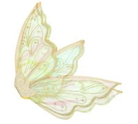 Ipetboom di fata ala farfalla Bianco farfalle decorazioni compleanno per le ragazze costume da costume cosplay di filato D'oro