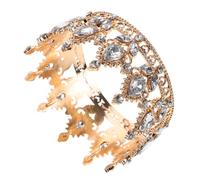 Ipetboom diserbo della nuziale regina d'oro accessori per da sposa corone della sposa per il matrimonio della sposa nuziale Lega di zinco Golden