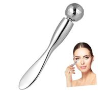 Ipetboom Dispositivo Per La Cura Della Pelle Applicatore Per Crema Occhi in Lega Di Zinco, Strumento Massaggiatore Compatto Per Riduzione Rughe e Affaticamento, Adatto Per Uso Quotidiano e Viaggi