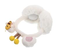 Ipetboom Earmuff Invernali Per Ragazzo Ragazza e Adulti Caldi e Pieghevoli Con Design Forma Di Ape Paraorecchie Peluche Per Attività All Aperto e Protezione Dal Freddo