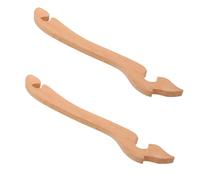 Ipetboom Estrattore per Forno in Legno 2 Pezzi, Utensile Push-Pull per Griglia e Ripiani, Accessorio Cucina per Friggitrice ad Aria e Tostapane, Protezione Anti-Scottatura, Uso Sicuro e