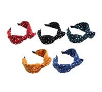Ipetboom Fasce Per Alla Moda Per Ragazze - 5 Pezzi Con Fiocco E Fasce Per Ornamenti Decorativi Per Per Ragazze E Donne