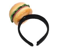 Ipetboom Fascia Decorativa Hamburger Copricapo in Stile Moderno Per Cosplay Feste Tema e Usi Esterni Realizzata in Spugna Di Buona Qualità Leggera e Portatile Per Halloween e Eventi