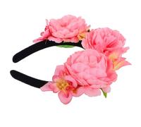 Ipetboom Fascia Floreale per Capelli Donna Fiori Artificiali Accessori per Capelli da Sposa e Costume Hawaiano Copricapo per Feste e Vacanze