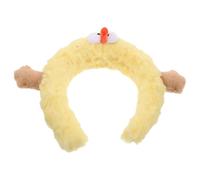 Ipetboom Fascia per Chioma Gialla a Forma di Pulcino Morbido per Donna e Ragazza, Comoda e Aderente, per Lavare Viso come Accessorio per Foto Divertenti