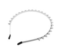 Ipetboom Fascia Per Chioma Punk Con Rivetti Borchiati in Lega, Fascia Borchiata Appuntita Per Donna, Accessori Goth Per Concerti, Eventi, Cosplay e Uso Quotidiano, Design Sicuro e Durevole