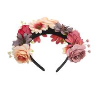 Ipetboom Fascia per Mori fasce impreziosite per le donne fasce di carnevale Decorazioni per per donne fascia ghirlanda per da sposa hawaiana stoffa