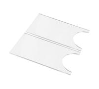 Ipetboom Fermadivano Trasparente in Acrilico 2 Pezzi, Distanziatore da Parete per Mobili, Protezione Sotto Divano Anti-scivolamento per Soggiorno e Camera da Letto