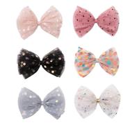 Ipetboom Fermagli Per Con Fiocco in Pizzo A Pois Set Di Fermagli Per Grandi Decorazioni Per Alla Moda Accessori Per Lo Styling Ornamenti Per Da Donna