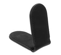 Ipetboom Fermasoldi Magnetico in Pelle Pu Nera, Clip Portabanconote Compatta e Leggera, Porta Contanti e Carte per Uomo, per Lavoro e Viaggio Quotidiano