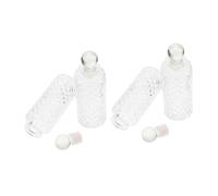 Ipetboom Flacone per 150Ml in Vetro Set da 4 Bottiglie Vuote per Diffusione Design e Compatto per Decorazione Casa e Spa