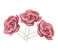 Ipetboom Forchette Per Da Sposa Uniche - Confezione Da 3 Forcine Per A Forma Di Rosa Accessori Per in Stile Cinese Per Eventi Speciali