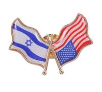 Ipetboom Friendship Nillazione commemorativa smalto risvolto Pin di risvolto spilla bandiera Pin patriottico Spilla in lega US Flag Spite Pin stemma della bandiera degli Stati Uniti