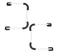 Ipetboom Gambe Pieghevoli per Tavolo da Letto 2 Pezzi in Ferro Resistente Base Antiscivolo per Scrivania e Supporto Stabile Adatte per Tavoli da Divano e Banchi di Scuola