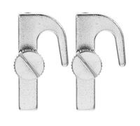 Ipetboom Ganci in Acciaio Inox Regolabili per Appendere Quadri e Pantaloni Filo di Sospensione per Binari da Galleria Set da 2 Pezzi Installazione Rapida per Uso Interno ed Esterno