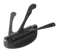 Ipetboom Gancio Parete in Metallo con Tre Bracci Girevoli Appendiabiti Roba Asciugamani Rotante Gancio da Muro Resistente per Bagno Cucina e Ingresso Facile da Installare e Ottimizza