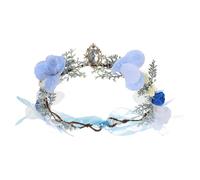 Ipetboom Ghirlande Ornamenti Copricapi Fasce In Raso Accessori Elegante Fascia Floreale Fata Delle Parole Fiocco Da Donna Damigella D'Onore Copricapo Decorativo Diademi