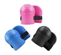 Ipetboom Ginocchiere da Lavoro Spesse in EVA per Giardinaggio Set da 3 Paia Supporto Ammortizzante Protezione per Ginocchia da Cantiere Uomo e Donna Adatte per Uso Esterno e Edilizia