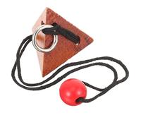 Ipetboom Giocattolo Da Sbloccare in Legno Puzzle Educativo Per Ragazzo Gioco Puzzle Per Allenare Giocattolo Blocco Portatile Nodo in Legno