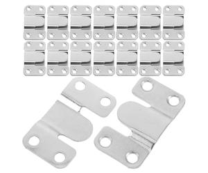 Ipetboom Grande Gancio per Cornice in Acciaio Inossidabile Viti 16 Set Supporto da Parete Invisibile per Mobili e Quadri ad Incastro Staffa Montaggio a Filo Stabile per Galleria,